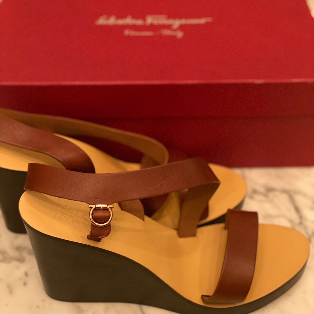 Brand new Salvatore Ferragamo Platform sandals